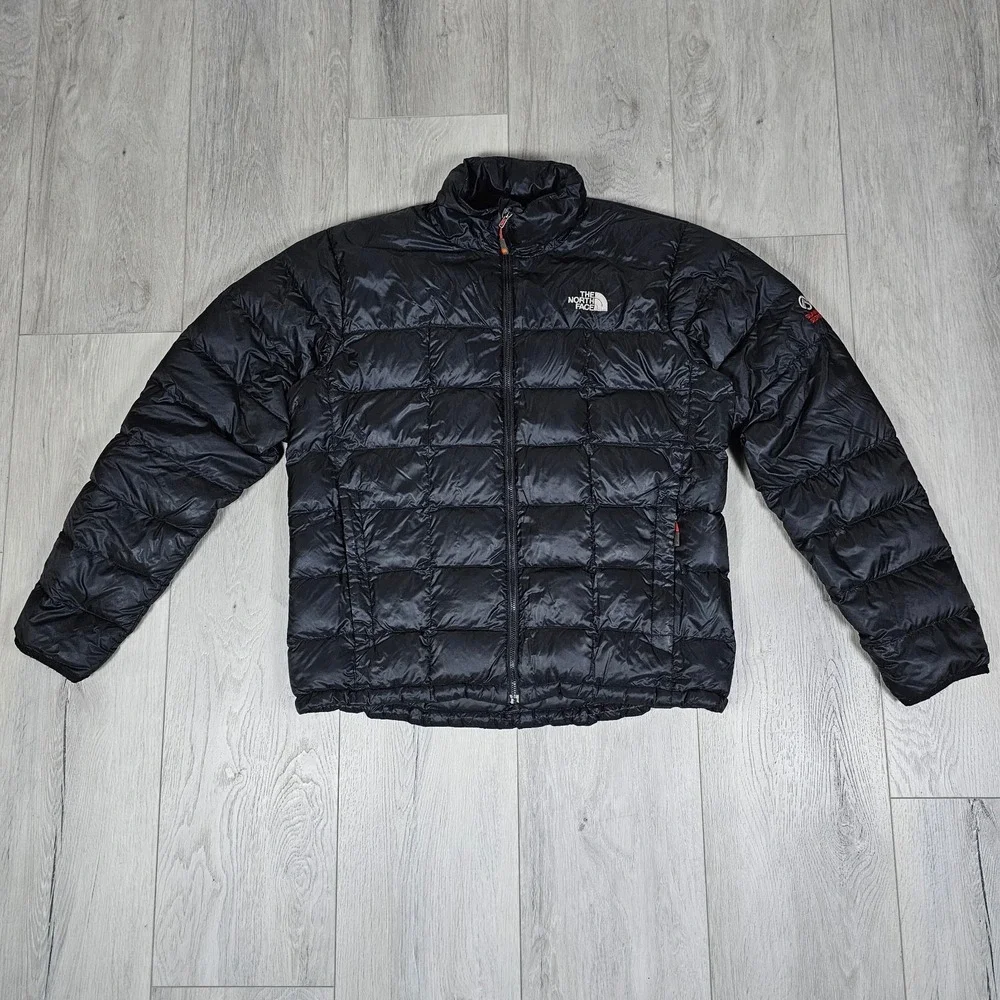 The North Face Summit Series 800 Down Jacket Mens Large Black Goose Fill Puffer